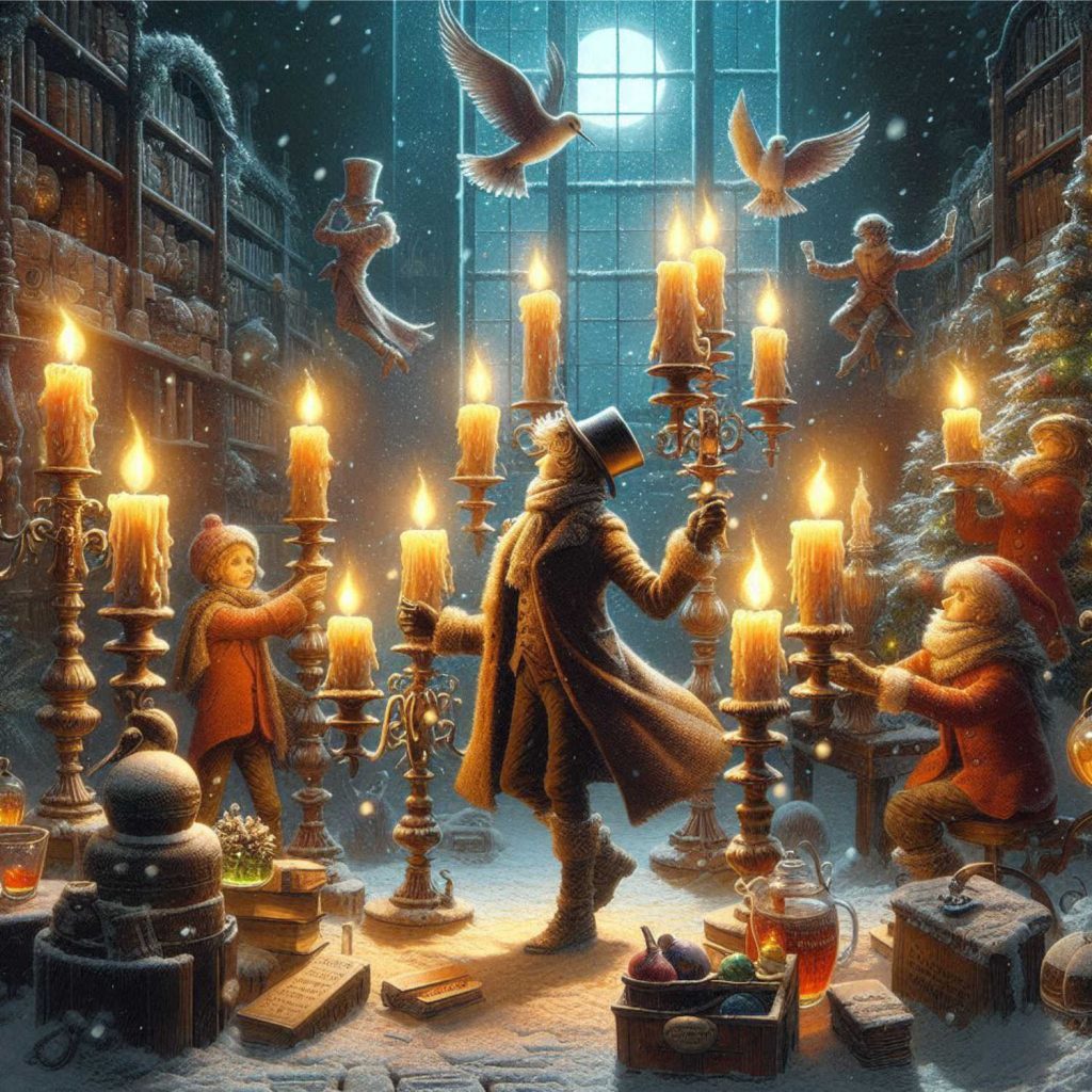 Le Candele Nel Canto Di Natale