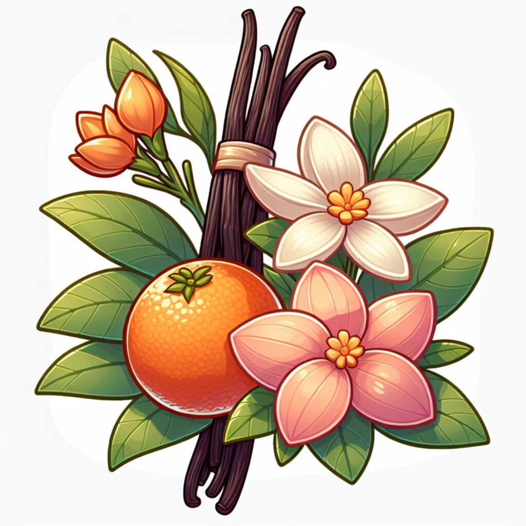 Fragranza Vaniglia Mandarino Arancio