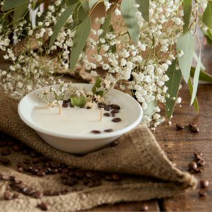 Candela Naturale Vaniglia Caffe Linea Istanti Fioriti Gemme Di Luce